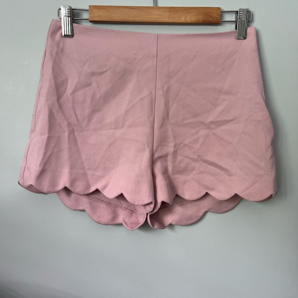 Scalloped Bottom Shorts by E (Hanger) M